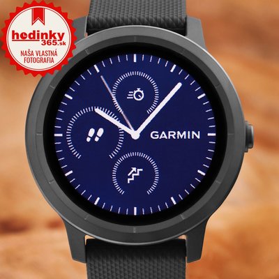 Garmin VívoActive 3 Optic Grey PVD, Black band