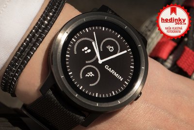 Garmin VívoActive 3 Optic Grey PVD, Black band