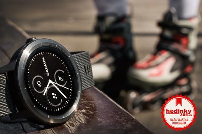 Garmin VívoActive 3 Optic Grey PVD, Black band