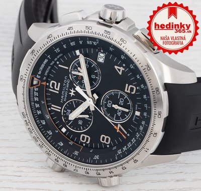 Hamilton Khaki X-Wind GMT Chrono Quartz H77912335