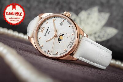 Certina DS-8 Lady Quartz COSC Chronometer Moon Phase C033.257.36.118.00