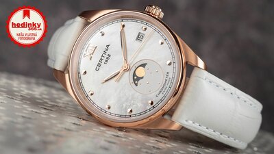 Certina DS-8 Lady Quartz COSC Chronometer Moon Phase C033.257.36.118.00
