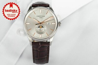 Certina DS-8 Quartz COSC Chronometer Moon phase C033.457.16.031.00