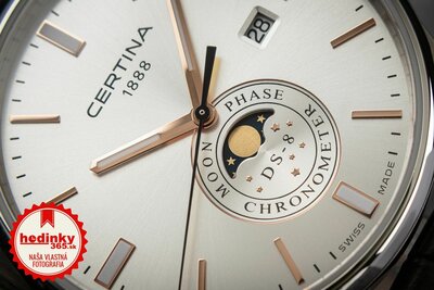 Certina DS-8 Quartz COSC Chronometer Moon phase C033.457.16.031.00