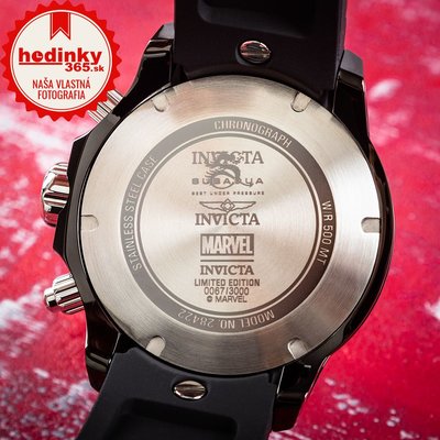 Invicta Marvel Quartz 52mm 28422 Punisher Limited Edition 3000pcs