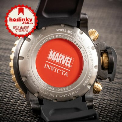 Invicta Marvel Quartz 26787 Punisher Limited Edition 3000pcs