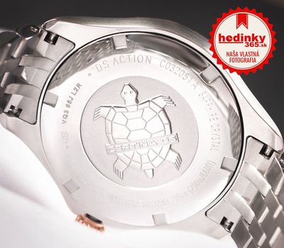 Certina DS Action Lady Quartz Precidrive COSC Chronometer Diamonds C032.051.22.086.00