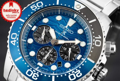 Seiko Prospex Sea Solar Diver's Chronograph SSC741P1 Save the Ocean Great White Shark Special Edition