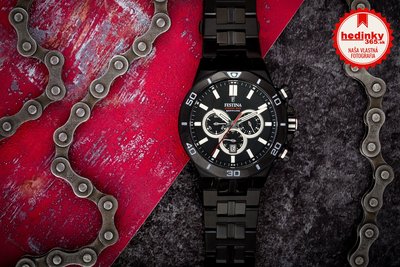 Festina Chrono Bike 2019 20470/1 Full Black Limited Edition 500pcs (+ náhradní řemínek)