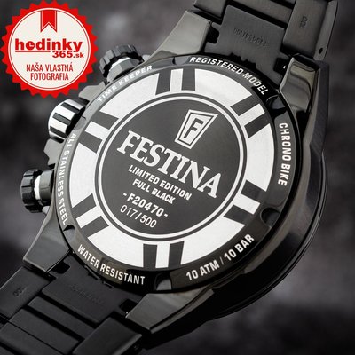 Festina Chrono Bike 2019 20470/1 Full Black Limited Edition 500pcs (+ náhradní řemínek)