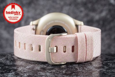 Garmin Vívomove 3 Style, Light Gold / Pink Nylon Band