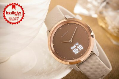 Garmin Vívomove 3S Sport, RoseGold/Sand Band