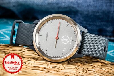 Garmin Vívomove 3S Sport, Silver / Gray Band