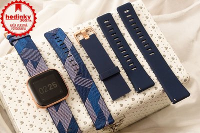 Fitbit Versa 2 Special Edition (NFC) - Navy & Pink Woven FB507RGNV