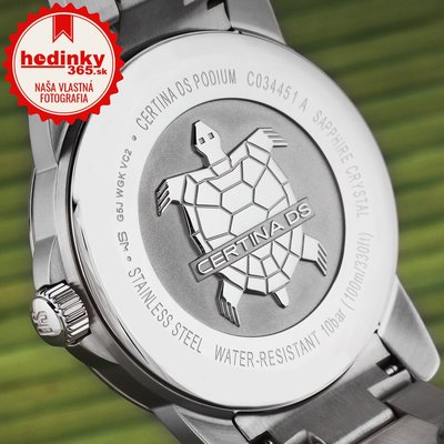 Certina DS Podium Quartz Precidrive COSC Chronometer C034.451.11.097.00