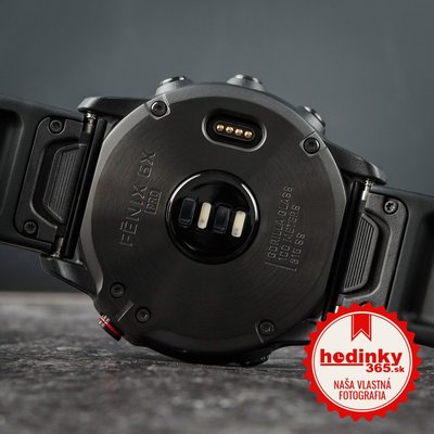 Garmin Fenix 6X PRO Glass, Black/Black Band (MAP/Music)