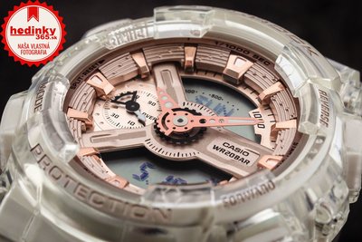 Casio G-Shock Original GMA-S110SR-7AER S Series Transparent x Pink Gold Collection