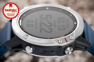 Garmin Quatix 6 PRO Glass Silver/Blue Band