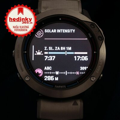 Garmin Quatix 6X PRO Solar Titanium/Titanium Band (+ náhradné remienok)