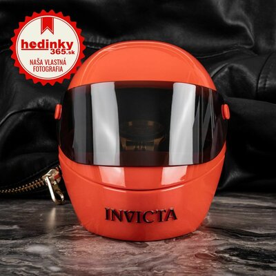 Krabička Invicta ve tvaru helmy - červená (IPM277)