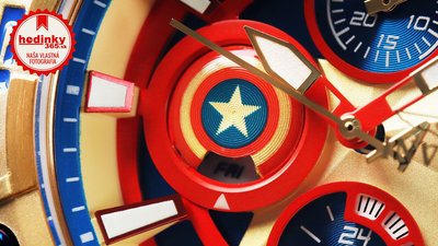 Invicta Marvel Lady Quartz 44mm 27019 Captain America Limited Edition 4000pcs