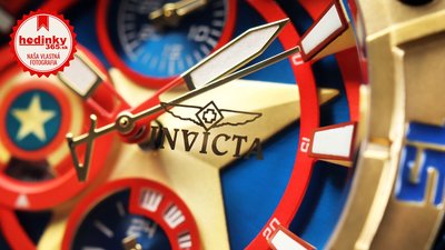 Invicta Marvel Lady Quartz 44mm 27019 Captain America Limited Edition 4000pcs