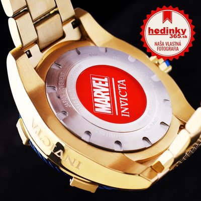 Invicta Marvel Lady Quartz 44mm 27019 Captain America Limited Edition 4000pcs