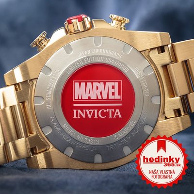 Invicta Marvel Men Quartz 33313 Ironman Limited Edition 4000pcs