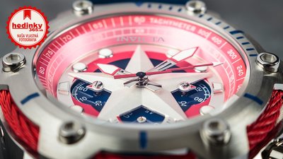 Invicta Marvel Quartz 51mm Chronograph 26894 Captain America Limited Edition 4000pcs