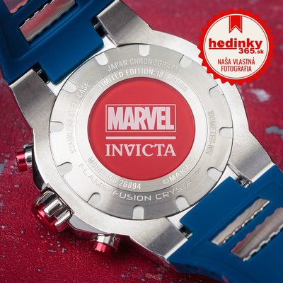 Invicta Marvel Quartz 51mm Chronograph 26894 Captain America Limited Edition 4000pcs