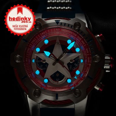 Invicta Marvel Quartz 51mm Chronograph 26894 Captain America Limited Edition 4000pcs