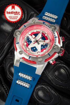Invicta Marvel Quartz 51mm Chronograph 26894 Captain America Limited Edition 4000pcs