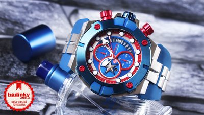 Invicta Marvel Quartz Chronograph 30313 Captain America Limited Edition 3000pcs