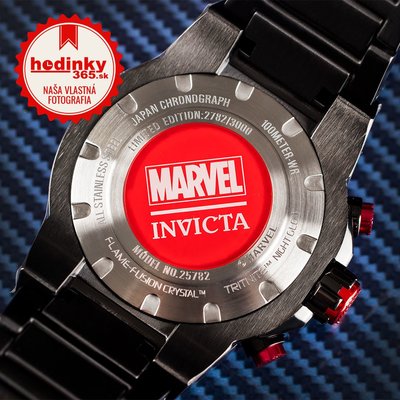 Invicta Marvel Quartz 52mm Chronograph 25782 Spiderman Limited Edition 3000pcs