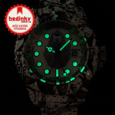 Invicta Star Wars Quartz GMT 33309 Rebel Alliance Limited Edition 1977pcs