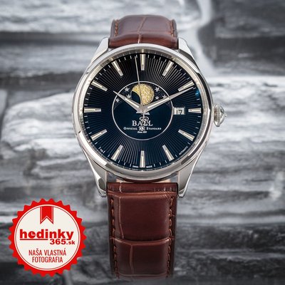 Ball Trainmaster Automatic Moonphase NM3082D-LLFJ-BK