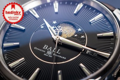 Ball Trainmaster Automatic Moonphase NM3082D-LLFJ-BK