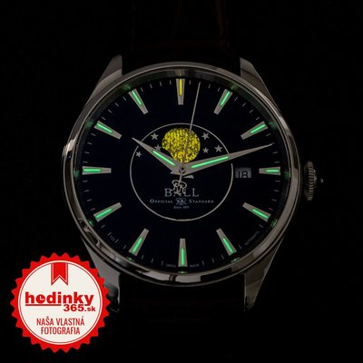 Ball Trainmaster Automatic Moonphase NM3082D-LLFJ-BK