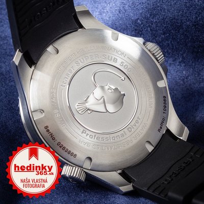 Traser P67 SuperSub Orange na pryžovém řemenu