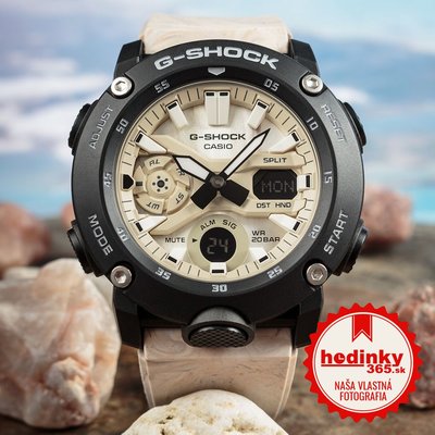 Casio G-Shock Original GA-2000WM-1AER Carbon Core Guard Utility Wavy Marble Series