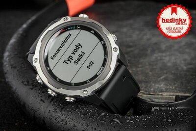 Garmin Descent Mk2 Sapphire, Silver / Black band
