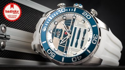 Invicta Star Wars Quartz 50mm Chronograph 35084 R2-D2 Limited Edition 1977pcs