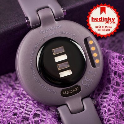 Garmin Lily Sport Midnight Orchid / Orchid, Silicone Band