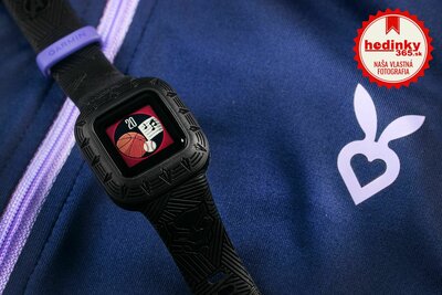 Plastový remienok Garmin (pre Vívofit junior 3), čierny, Marvel, Black Panther, 010-12666-40