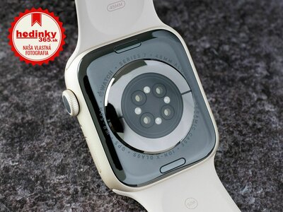 Apple Watch Series 7 GPS, 45mm Starlight Aluminium Case / Starlight Sport Band-Regular