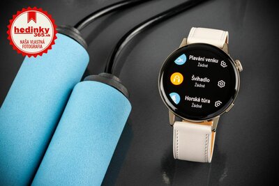 Huawei Watch GT 3 42 mm Elegant Light Gold/White Leather Strap