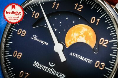 MeisterSinger Lunascope Automatic Moonphase Date LS908G_SG03