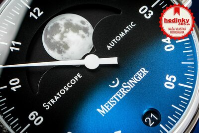 MeisterSinger Stratoscope Automatic Moonphase Date ST982_SVSL02