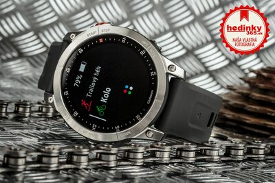 Garmin Epix 2 Glass, Silver / Gray Silicone Band