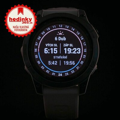 Garmin Fenix 7 Sapphire Solar Blue DLC Titanium / White Band